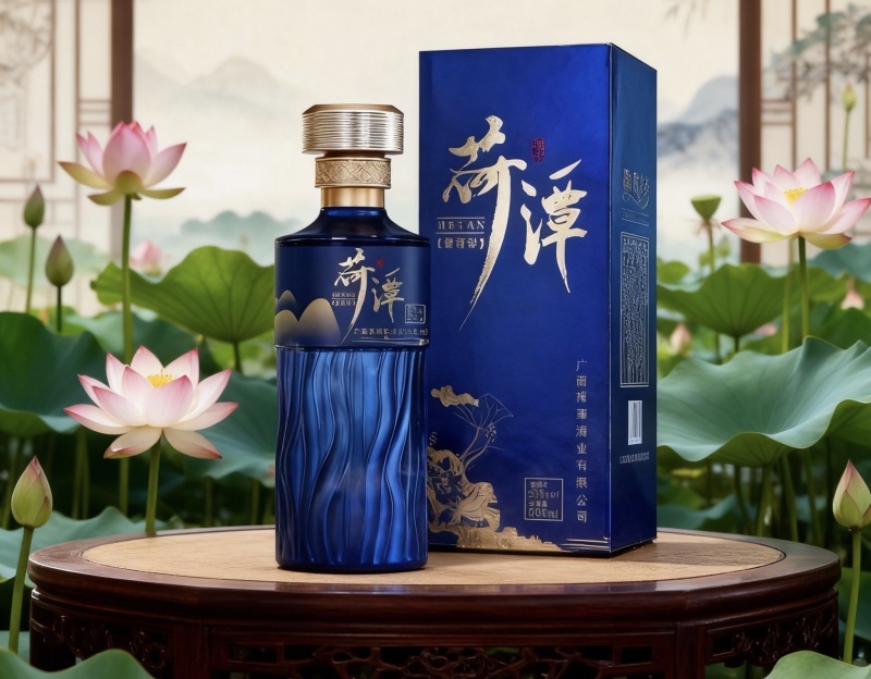 荷潭美酒桂派酱香明清工艺高梁酿造整箱6瓶婚宴商务用酒