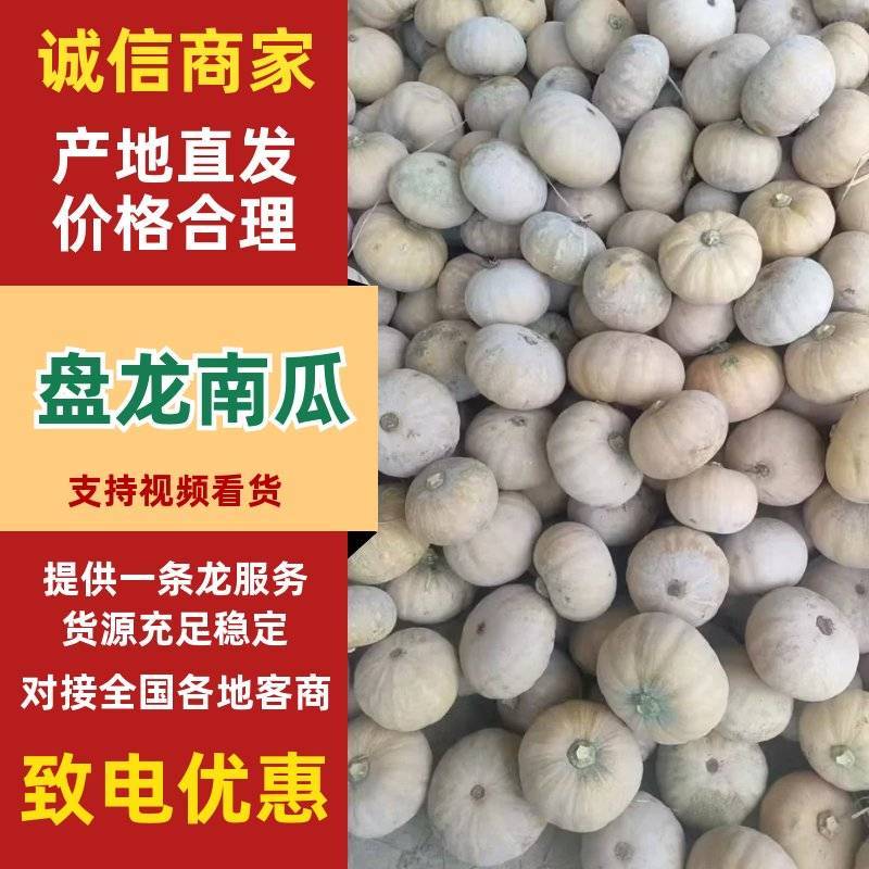 湖北盘龙南瓜现货批发粉糯香甜耐储运产地直供量大价优