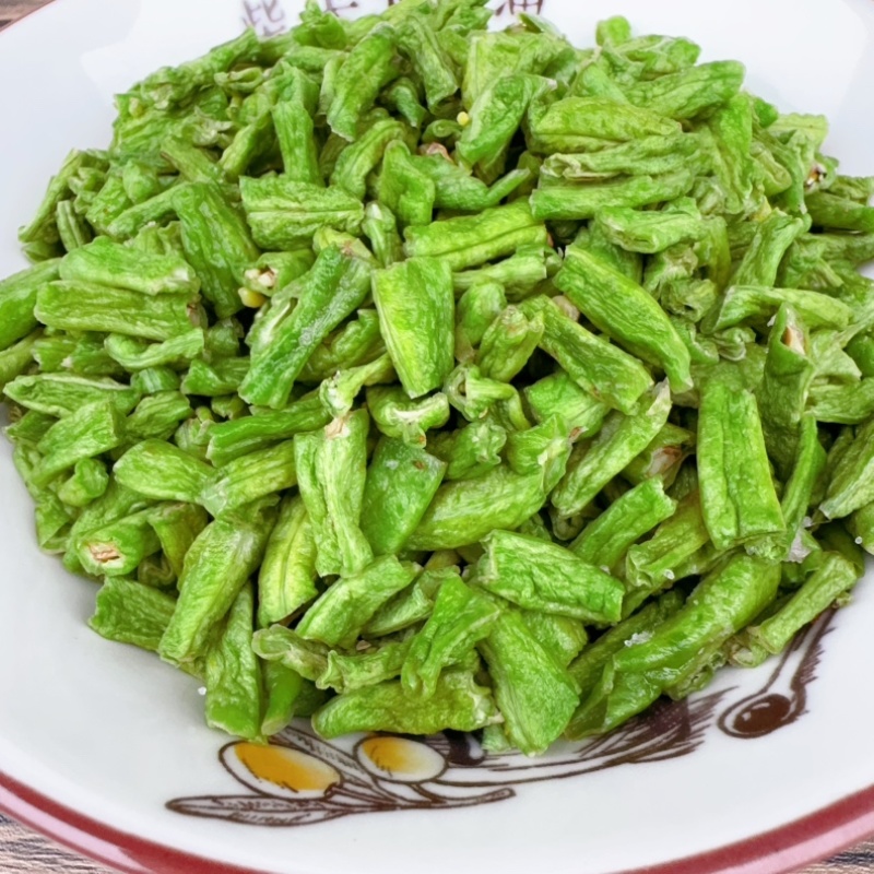 太阳味晒青曝豆角湘菜餐饮酒店特色食材菜湖南特产原料干豆角
