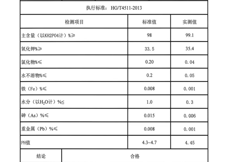 山东临沂地区磷酸二氢钾工业级/肥料级，含量≥98，质优价廉。