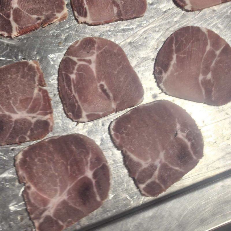 猪上脑。梅花肉