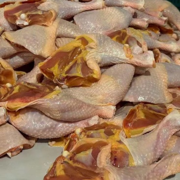 优质散养黄油鸡边腿烧烤卤味专用大鸡腿新鲜非冷冻鸡枪腿