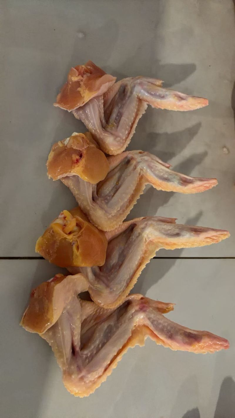 新鲜非冻品现斩黄皮鸡全翅烧烤炸鸡专用黄油鸡全翅