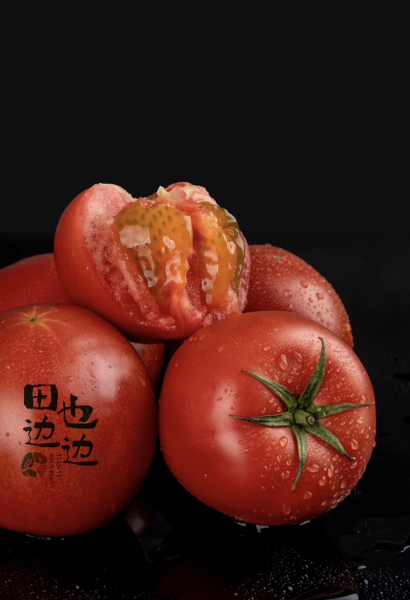 河北冷凉带铁球西红柿现摘现发