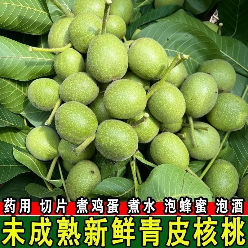 青皮核桃去皮核桃现货全平台一件代发电商有量有价**