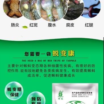 蝌蚪变态期专用产品-蜕变康