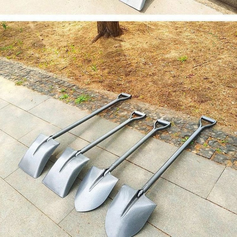 一体铁锹锰钢农用铁铲种菜家用松土种花铁锹户外铁锹便携式