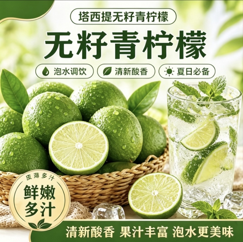 塔希提无籽青柠檬
