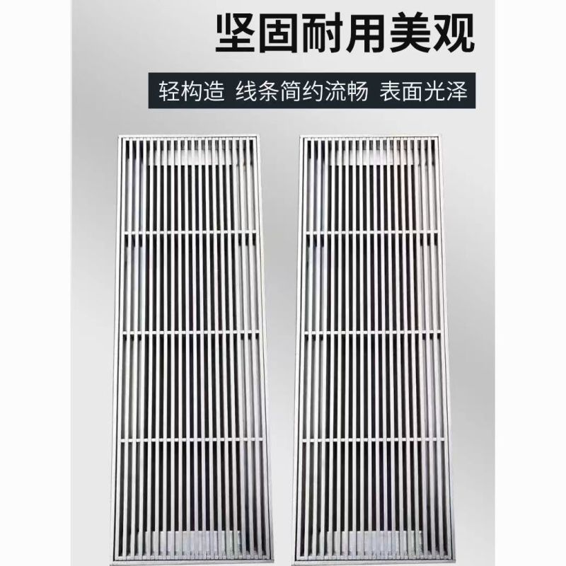 304不锈钢条形格栅排水定制庭院户外不锈钢格栅盖板现货家