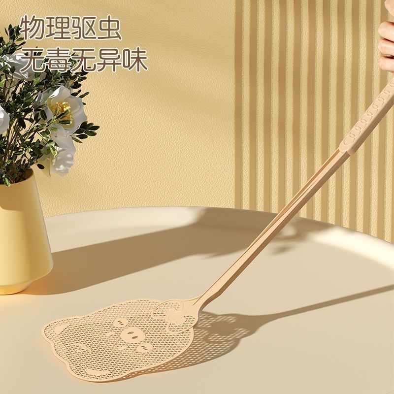 2026年新款苍蝇拍家用拍不烂打蚊子神器塑料手动蝇子拍长