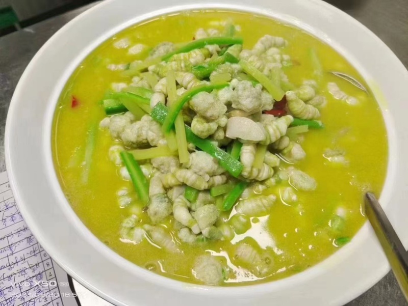 豆丹肉豆虫肉冷冻豆丹肉餐饮特色地方菜高端食材