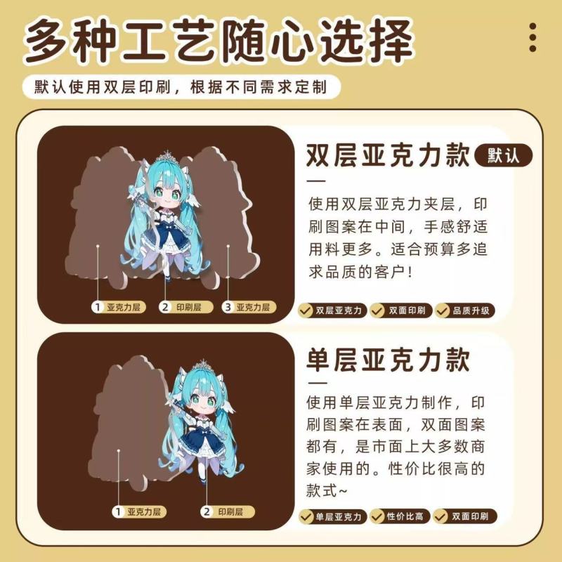 爱卡通夹子加厚亚克力夹子屁屁夹文具pp书夹子多功能手帐小
