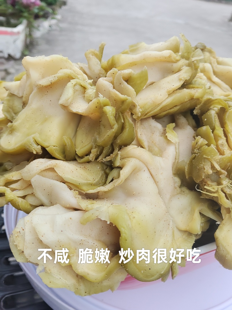 涪陵五香味榨菜片三腌三榨纯手工腌制