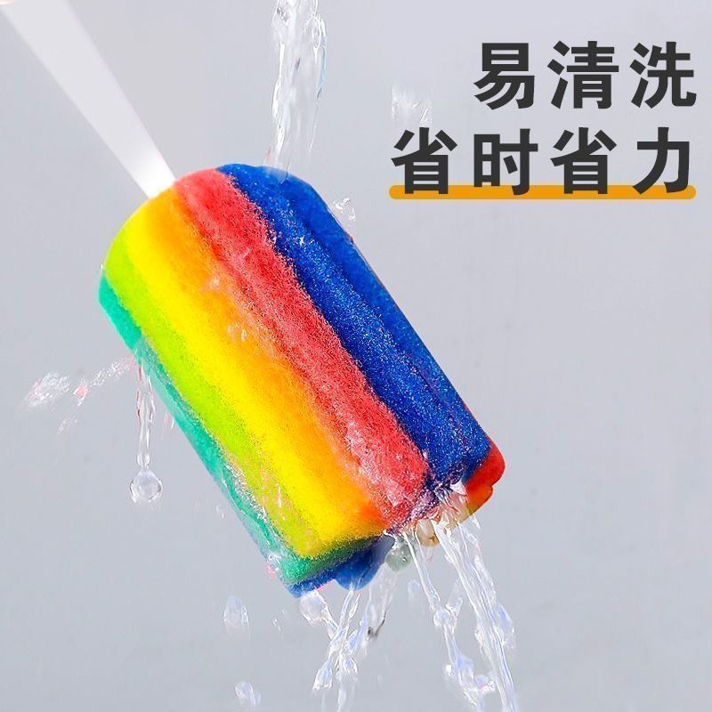 长柄杯刷套装清洁水杯茶杯奶瓶涮子神器的实用海绵洗杯子精选