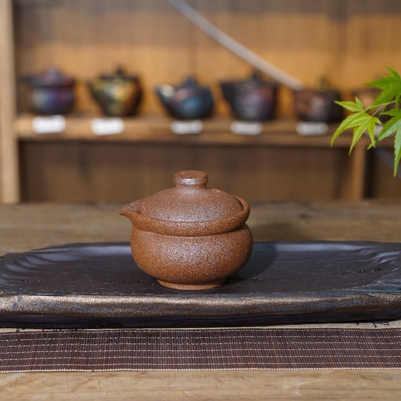 正品荥经砂器茶具手抓壶粗陶茶壶泡茶壶功夫茶具荥经黑砂老式
