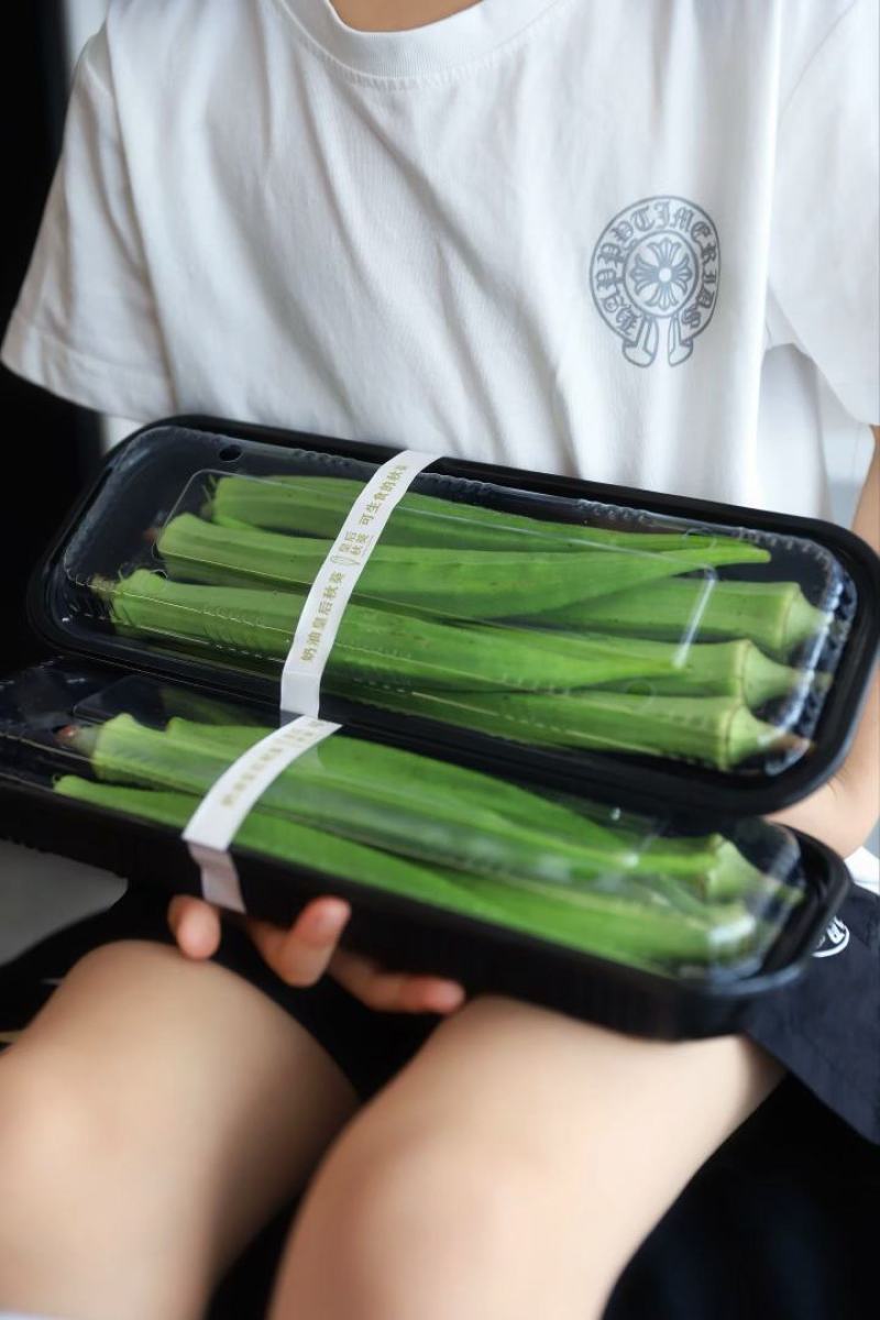 奶油皇后秋葵）清甜脆嫩，无刺无渣，**种植