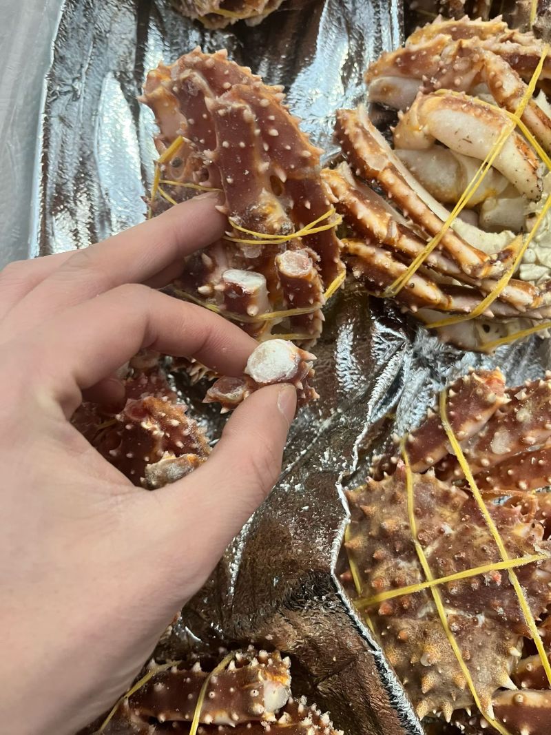 客户违约低价出帝王蟹