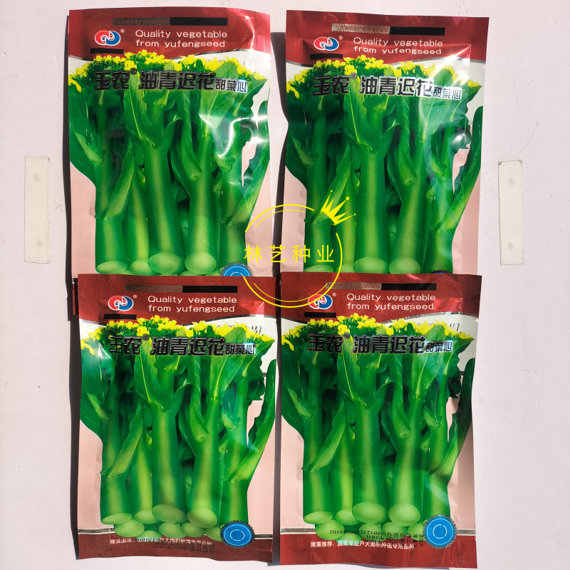 玉农油青迟花甜菜心种子耐热苔粗大翠绿质脆嫩菜苔种籽