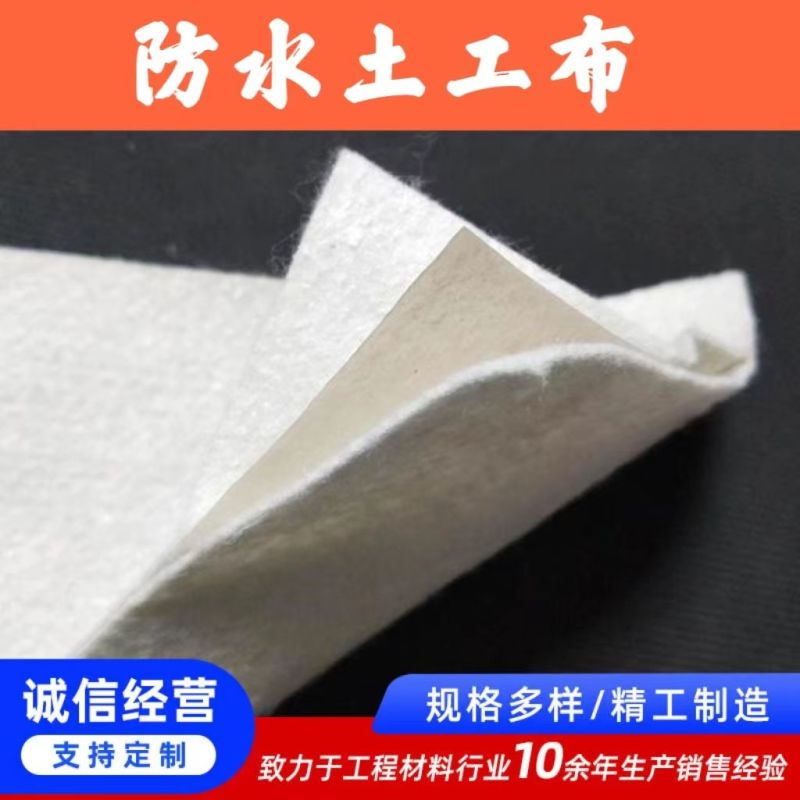复合一布一膜两布一膜防水土工布河道鱼塘防渗膜防寒土工膜加