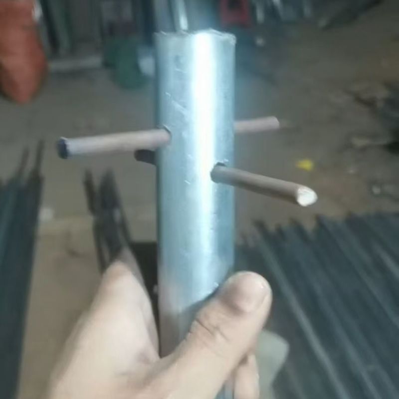 6分/1寸/1寸2/1寸半镀锌钢管切斜口打孔护栏/大棚/