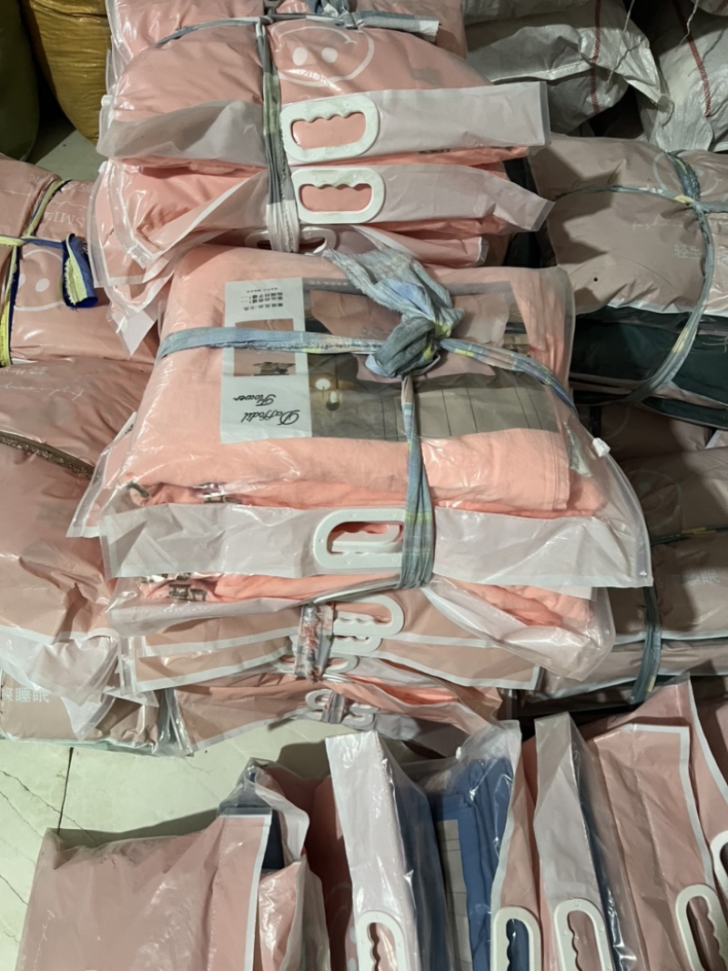 刺绣四件套可地摊门市可视频看货库房现货供应