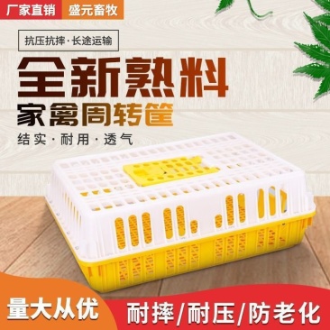 鸡笼家禽专用运输周转箱塑料鸡笼子家用养殖加大加厚鸡鸭鹅鸽