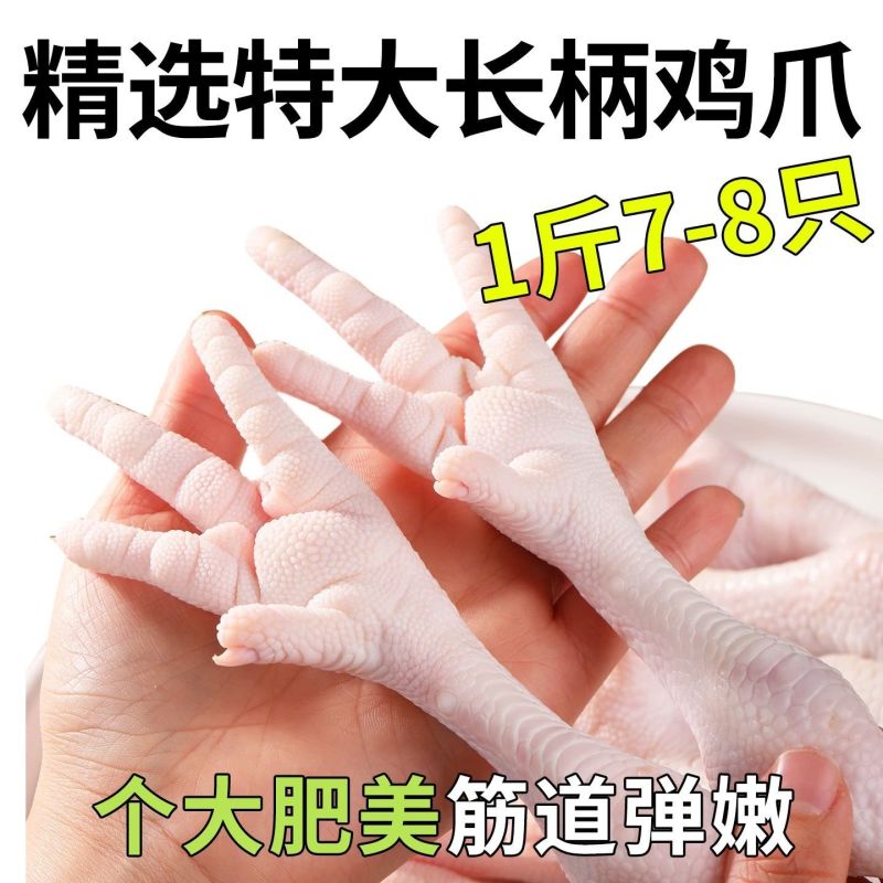 817中装鸡爪生鲜批发冷冻新鲜鸡脚烧烤卤味食材