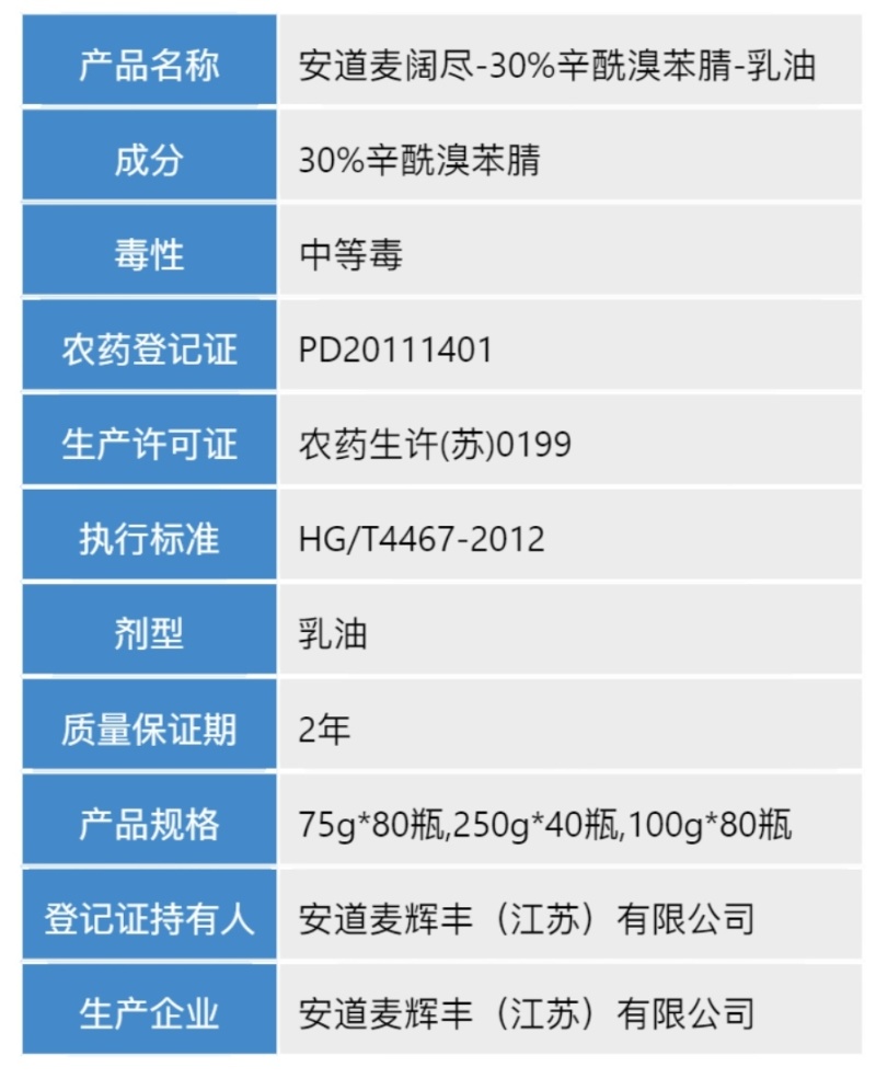 30%辛酰溴苯腈30%辛酰溴苯腈30%辛酰溴苯腈