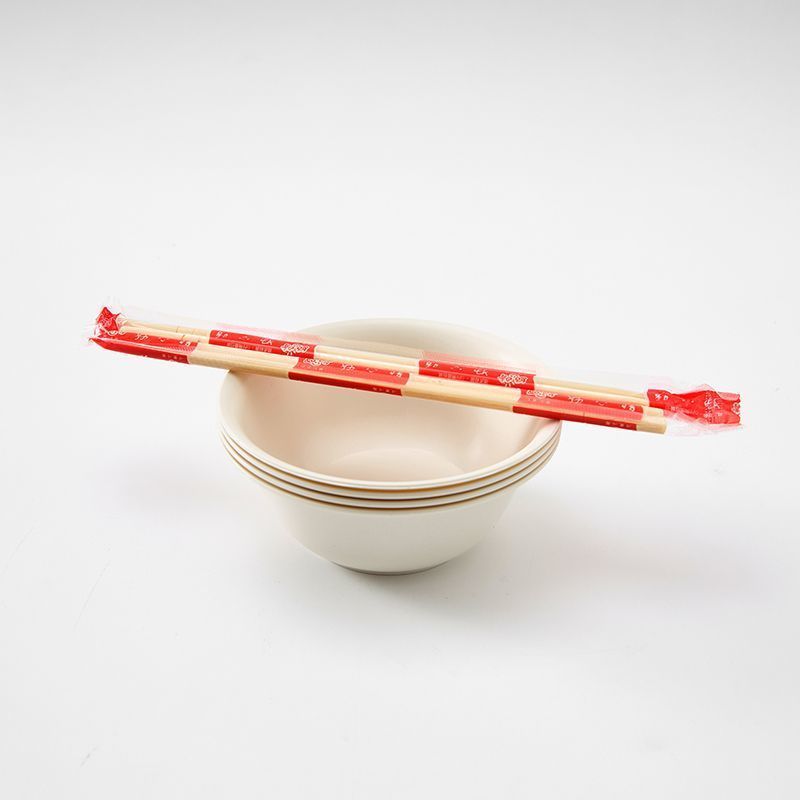 一次性碗筷套装聚餐酒席野餐烧烤高档加厚硬环保组合餐具五件