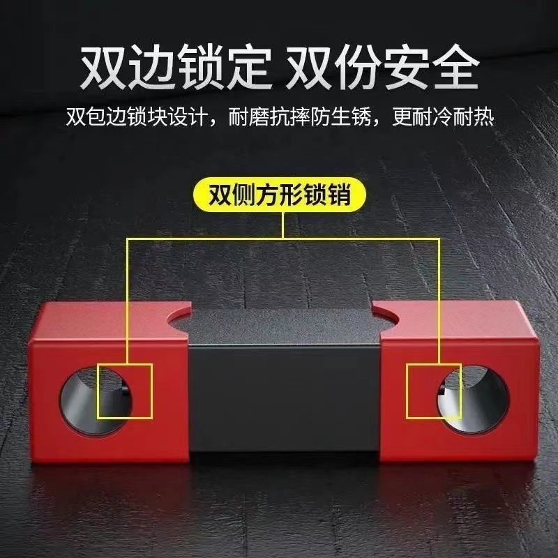 玻璃门锁拉手锁把手锁防盗锁双门加长U型锁插锁店面锁商铺锁
