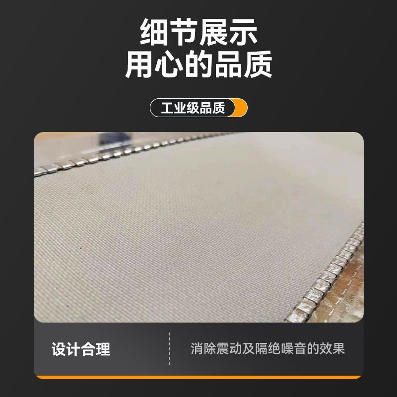 风机防火连接硅胶防火布帆布空调红色盘管风管耐高温防震软接