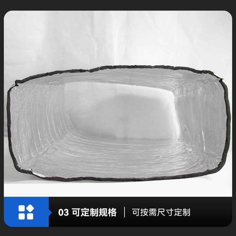 中央空调铝箔软连接风机盘管出风口方形圆形伸缩保温新风通风