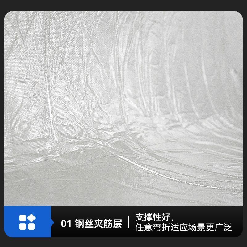 中央空调铝箔软连接风机盘管出风口方形圆形伸缩保温新风通风