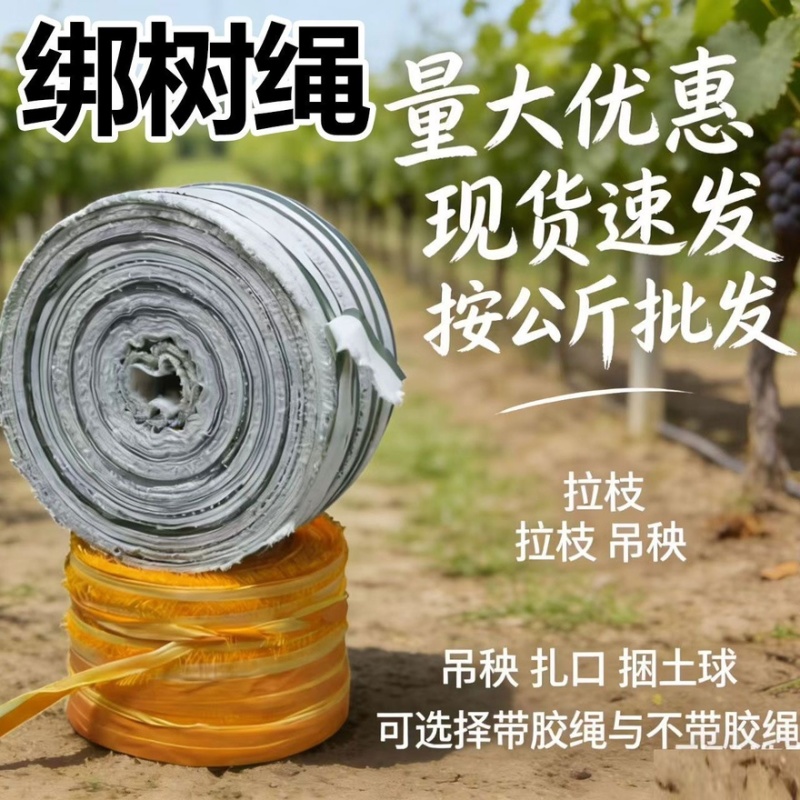 大棚果树吊样拉树枝定型绳捆土球