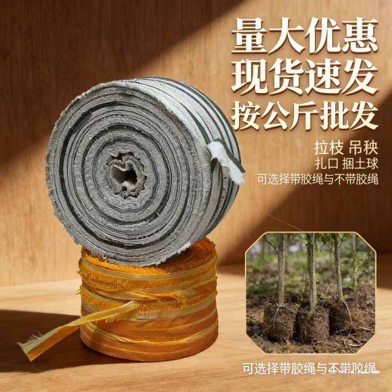 大棚果树吊样拉树枝定型绳捆土球