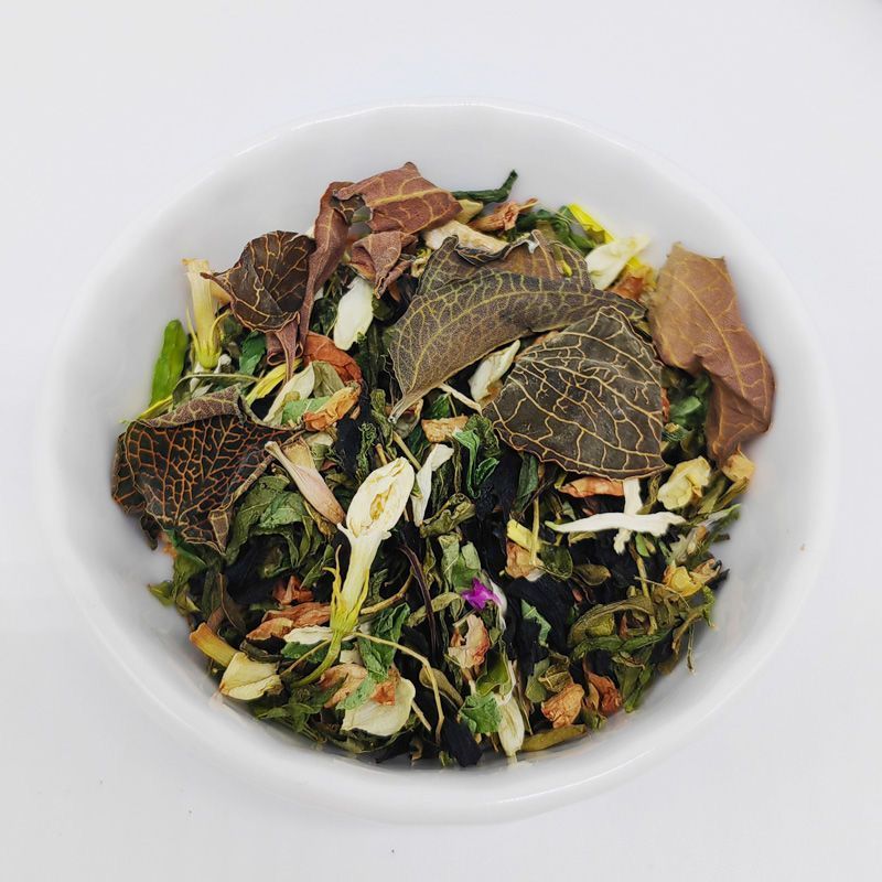 金线莲石斛花茶正宗金线莲铁皮石斛花养生茶罐装熬夜常备