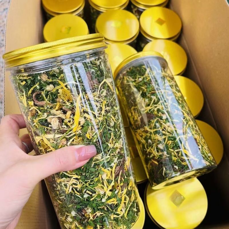 金线莲石斛花茶正宗金线莲铁皮石斛花养生茶罐装熬夜常备