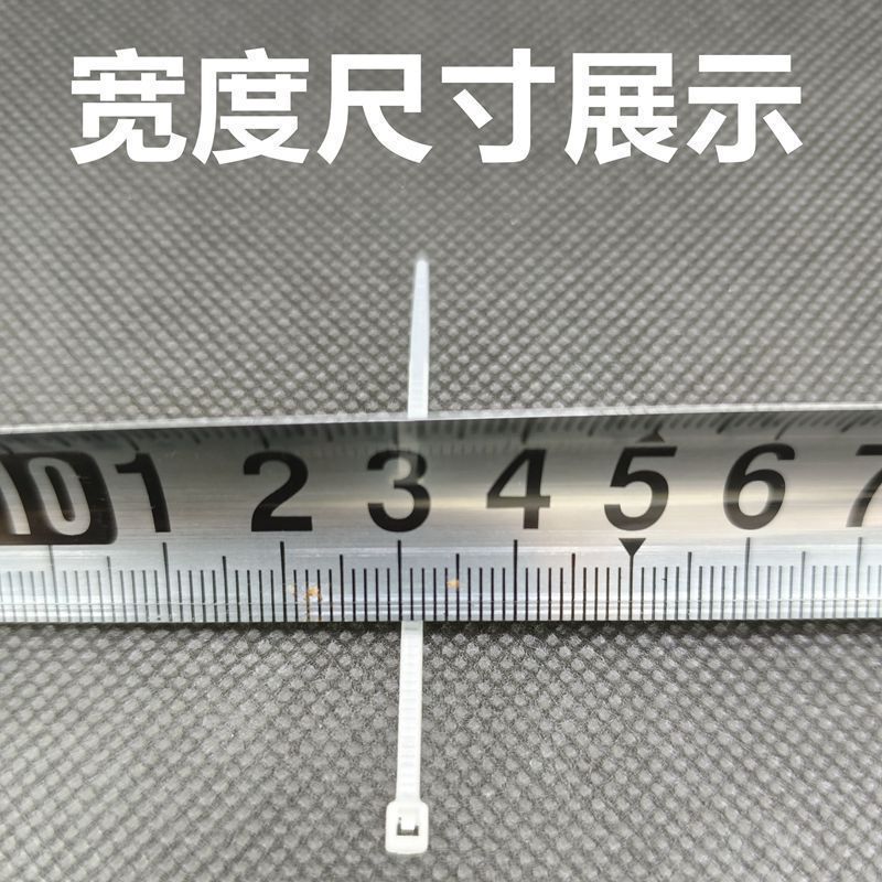 小号扎带园艺尼龙扎带国标3x120宽1.9mm长10厘米