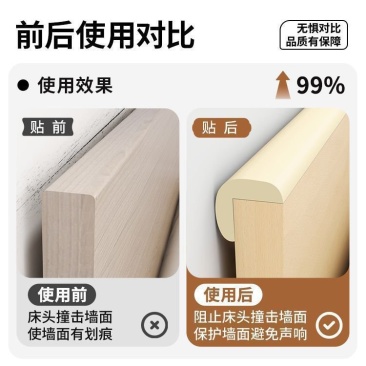床头固定器防撞软垫贴条防床咯吱响异响消除神器床边墙围软包