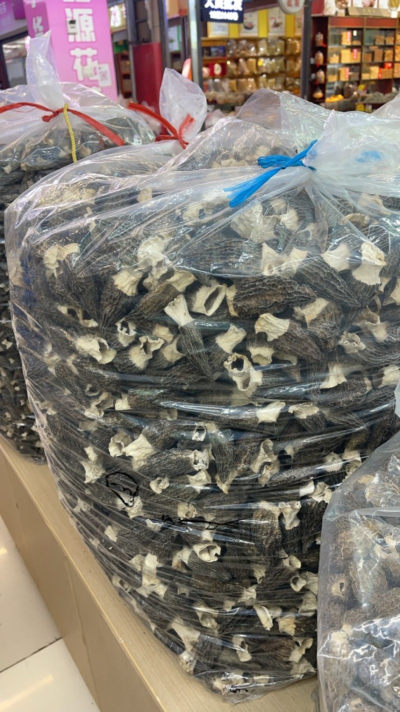 云南羊肚菌新货头茬规格齐全产地一手货源煲汤100克/袋