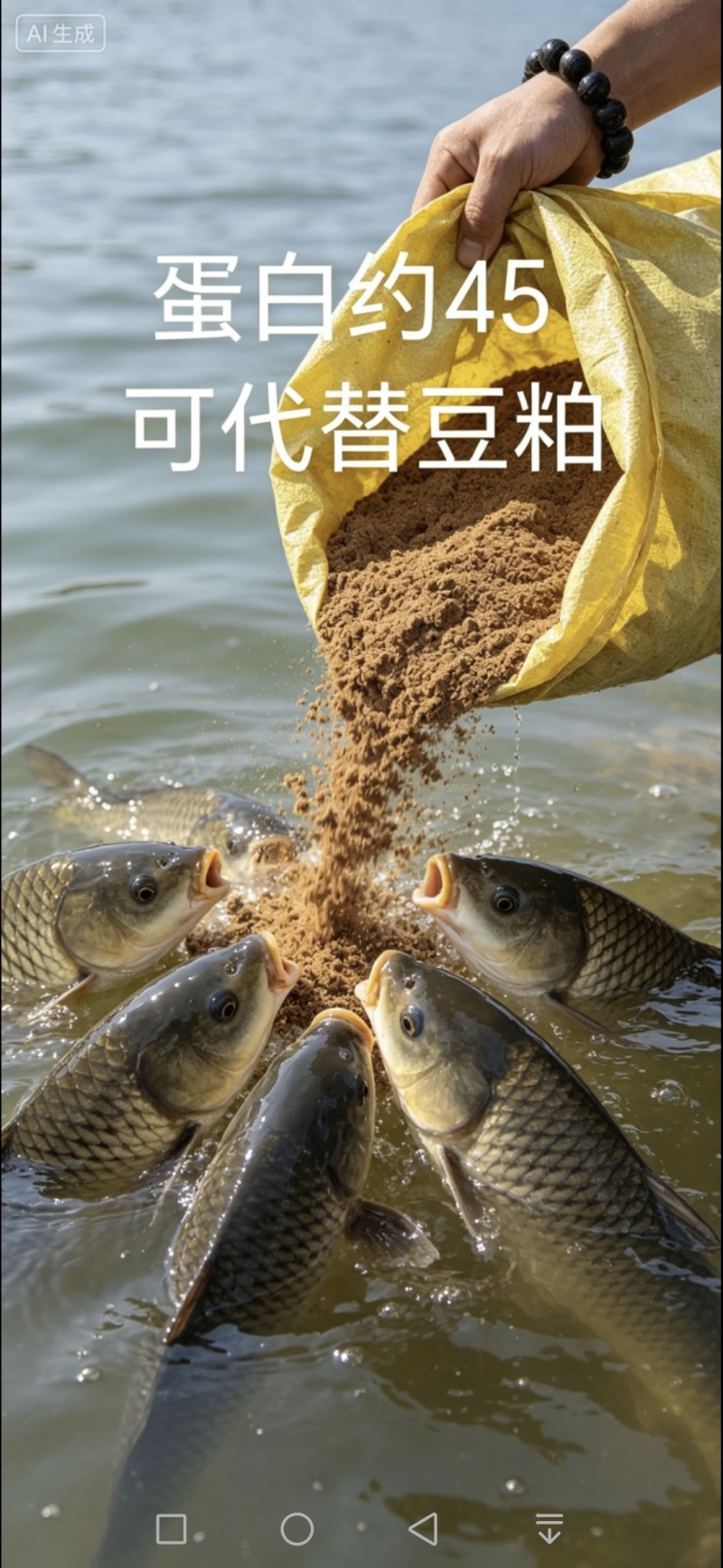 虫㷧蛋白适合水产综合饲料用，蛋白57可吸收率90