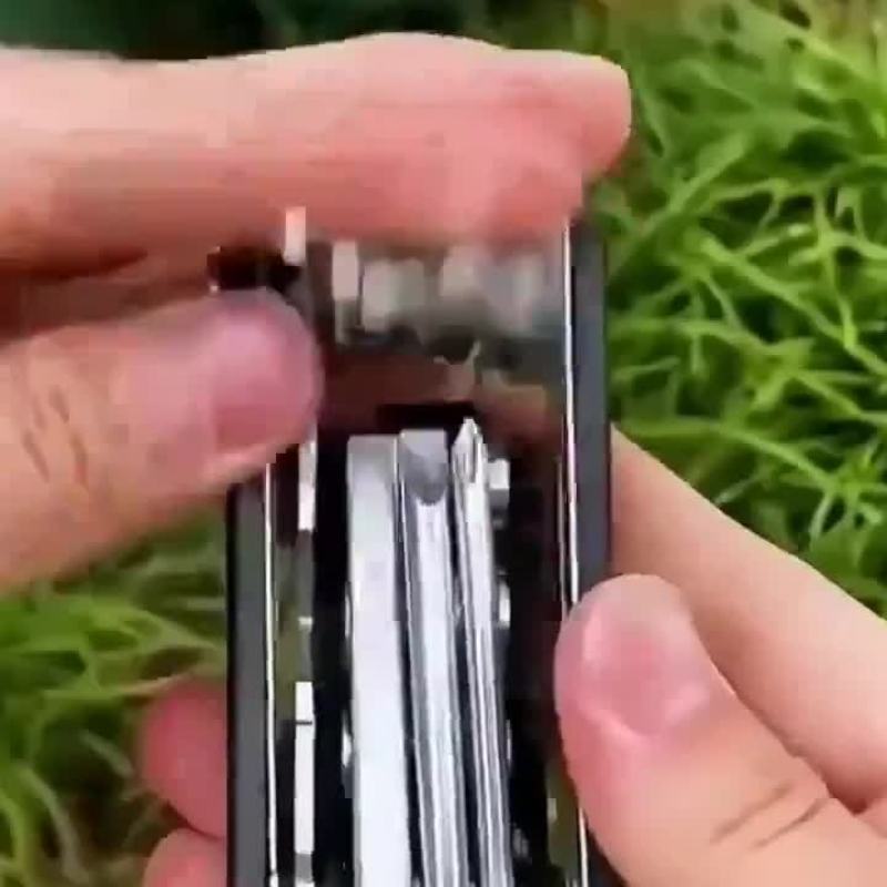 多功能折叠螺丝刀套装折叠螺丝刀套装扳手家用万用内六角组合