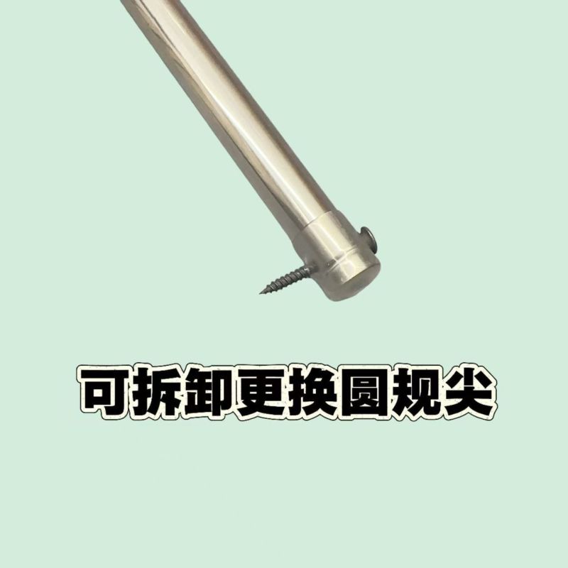 神器圆规水电木工画线工具不锈钢伸缩划线画弧工具大弧弯画线