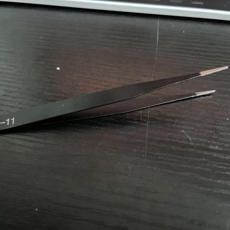 高精密小镊子防静电不锈钢尖头弯头燕窝挑毛工具缝纫机维修夹