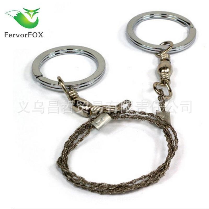 加粗不锈钢线锯钢丝锯子锯树手拉钢锯户外求生绳锯锯木神器割