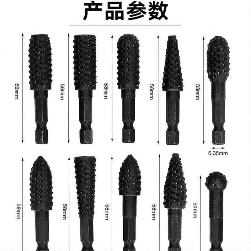 木工工具套装电动直磨机金属打磨头木工雕刻茶盘打磨头根雕刻