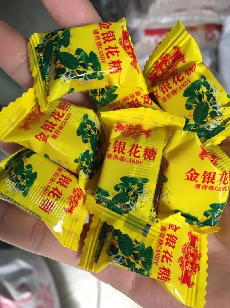 梨膏糖金银花糖江湖产品地摊经济糖果批发一手货源蜜饯品种多