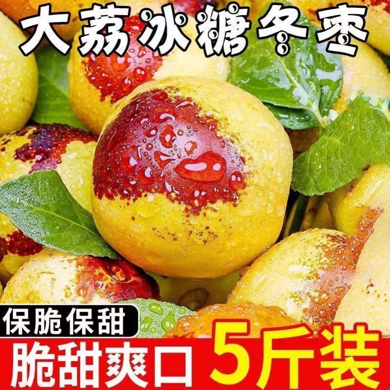 陕西大荔冬枣大量现货供应市场社区支持电商一件代发