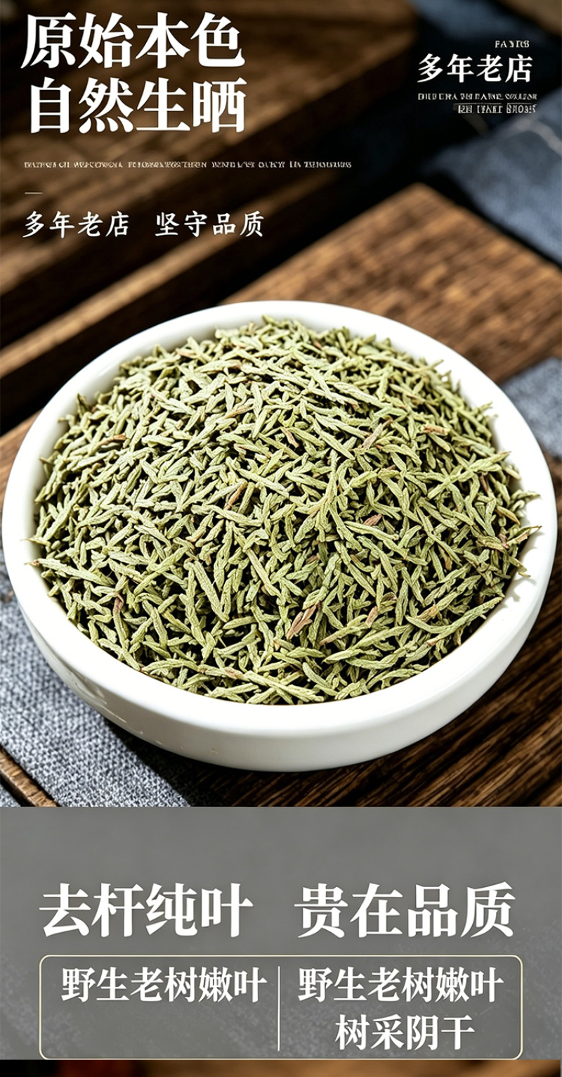 侧柏叶干货精选嫩枝芽人工采摘自然阴干大货批发一件代发