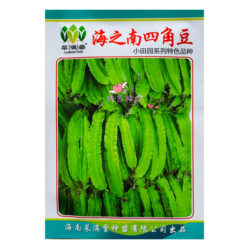海之南四角豆种子多年生皇帝豆花叶果根都能吃四季菜耐热龙豆